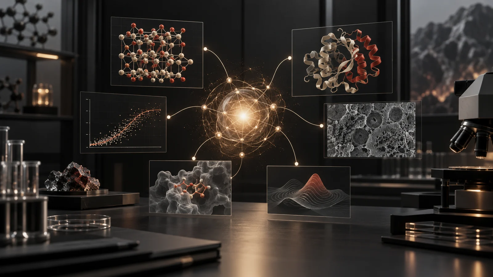 AI4Science 科研智能平台的分子、蛋白质与材料研究视觉